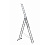 Стремянка-лестница алюм 3-х секц 12-ступ, маск высота 4,42м, 150кг, проф Алюмет НЗ 5312